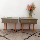 Pair of vintage bedside tables