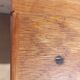 bureau en bois massif, vintage, bohème