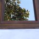Louis Philippe 69cm silver-plated wooden mirror with gilded thread to hang