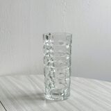 Windsor Luminarc transparent triangle vase.