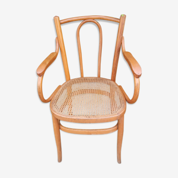 Vintage chair in curved wood