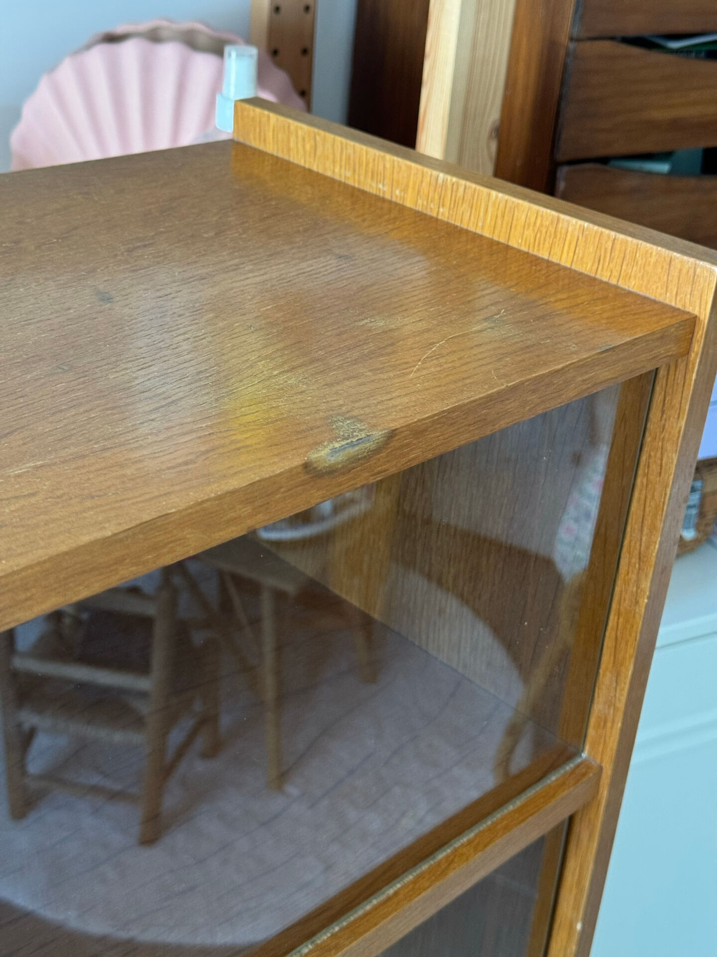 Display shelf, vintage bookshelf