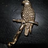 Gold metal coat hook
