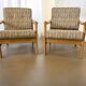 Set of 2 vintage armchairs / individual armchairs / sofas