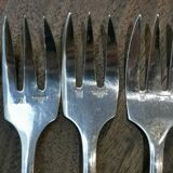 6 ercuis dessert forks
