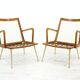 Armchairs by Hans Mitzlaff for Eugen Schmidt, Germany, 1950
