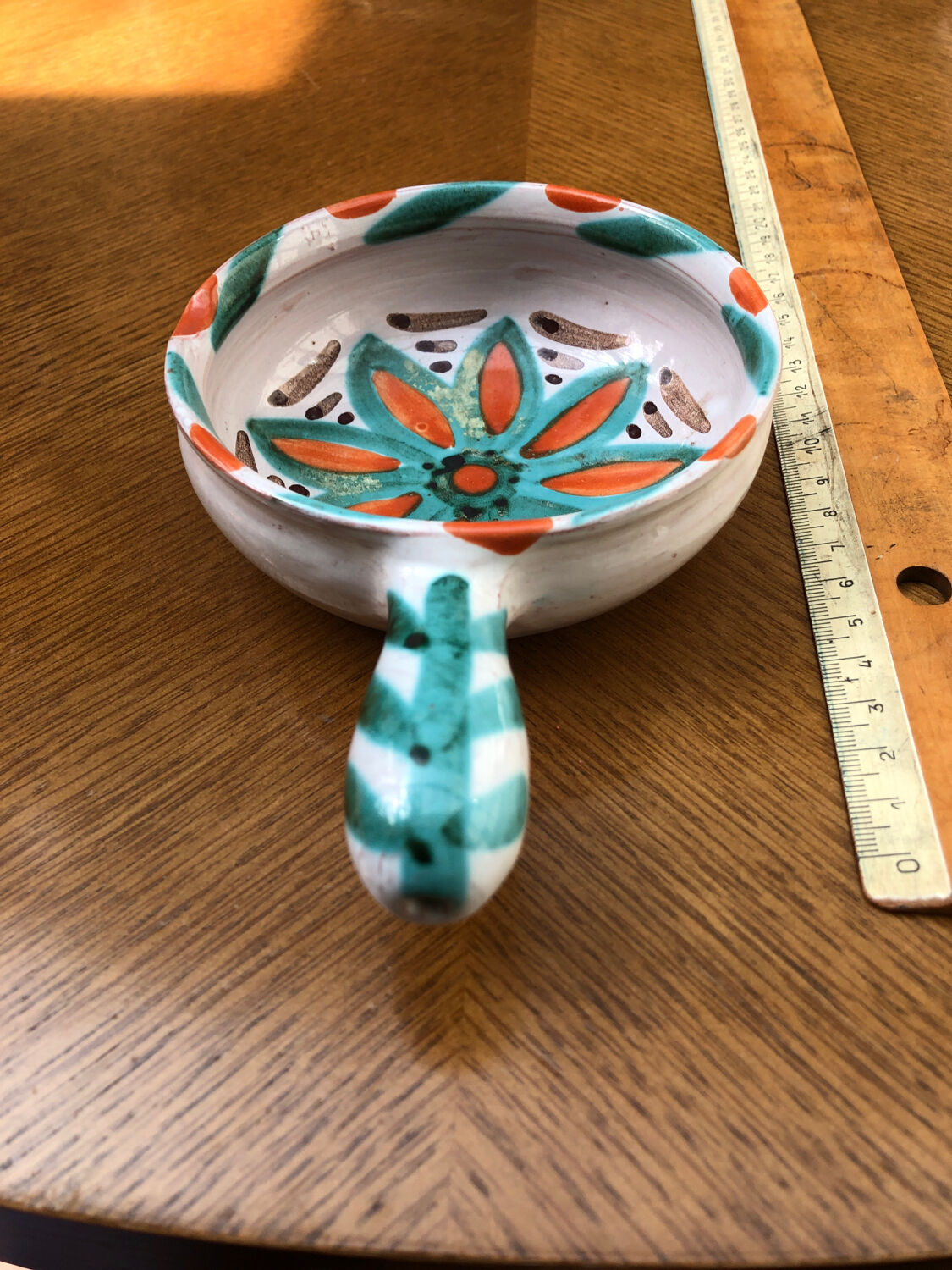 Vallauris pan signed Fazio