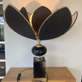 ▪️The Dolphin Lamp Jennings Lotus Lampshade Hollywood Rengency