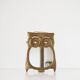 Brass owl mirror