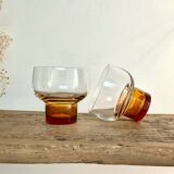 6 vintage luminarc cups