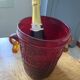 Champagne bucket in glass