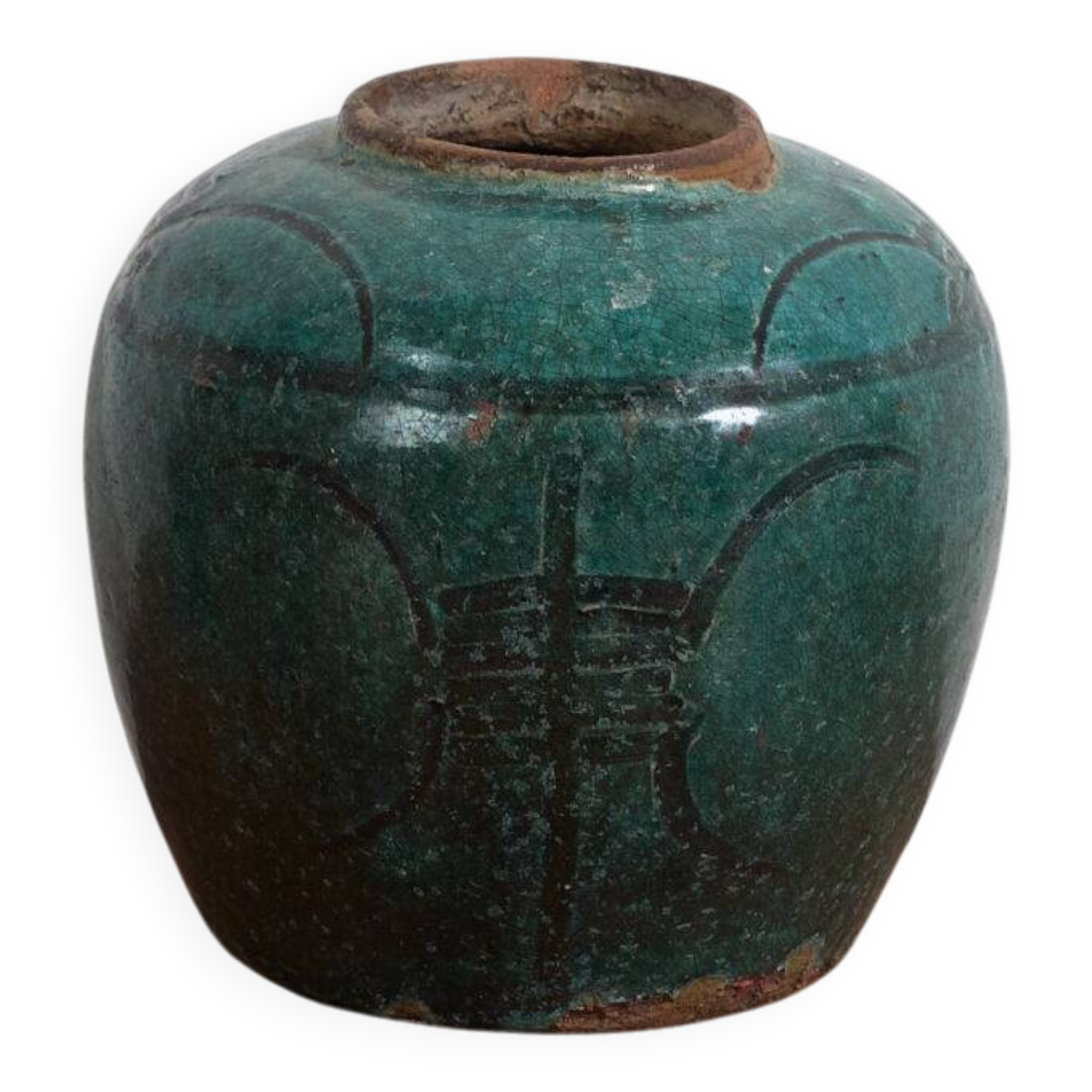 Ancient Asian vase (c.1820) #43