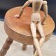 Tripod stool feet balls thick sitting