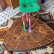 Table basse tripode « les clefs »