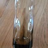 Service à orangeade en verre fumé