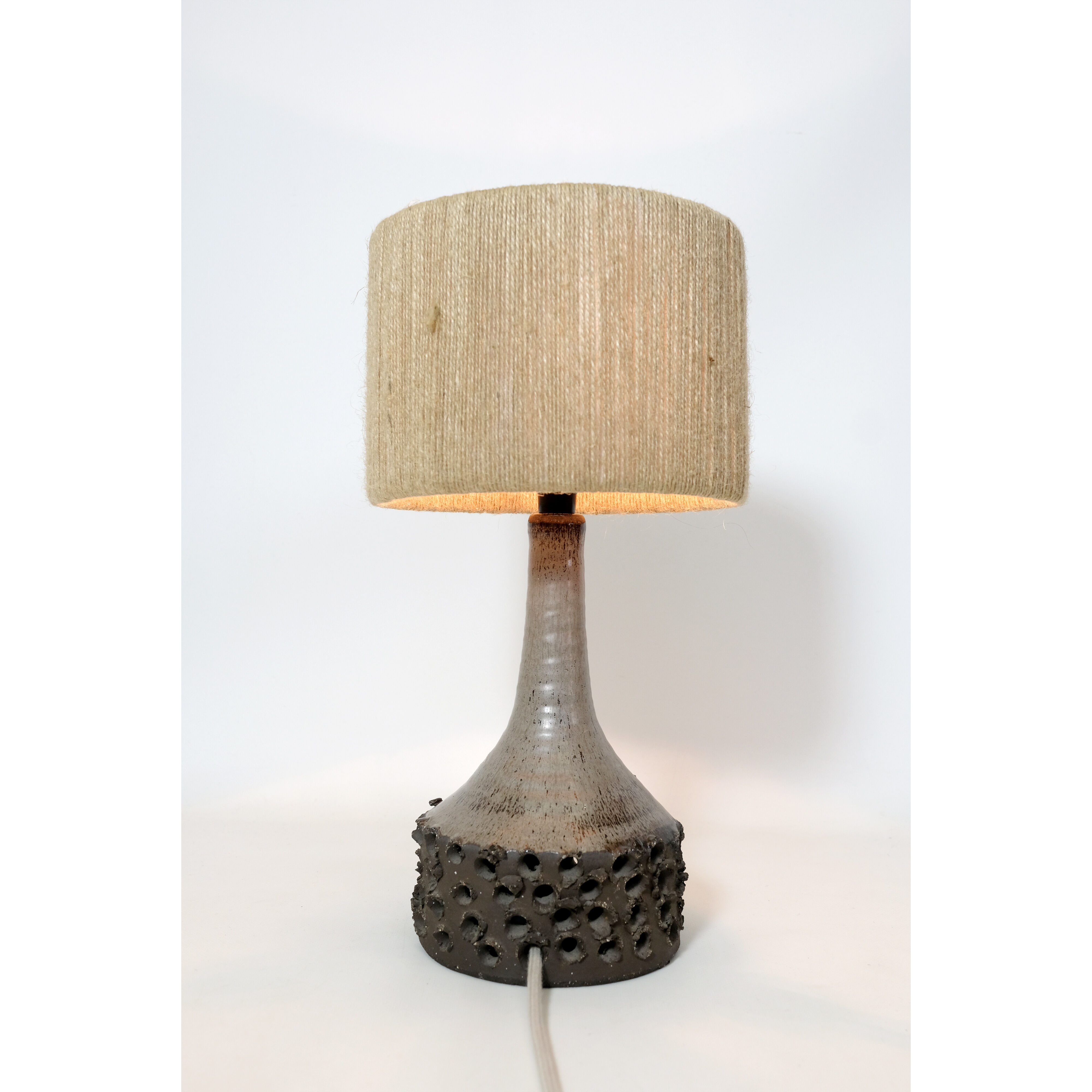 Erik Glud sandstone lamp, 1960s-1970s