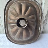 Basin, hammered copper shell hand basin