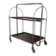 Vintage folding side table / bar cart / side table