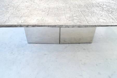 Willy Ceysens, Brutalist Aluminum Coffee Table