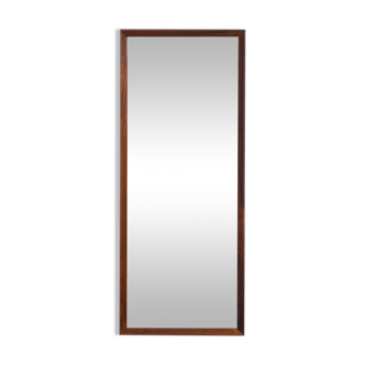 Mid century Scandinavian mirror in rosewood  frame from  Aarhus Glasimport  model 149 26/4, Denmark,