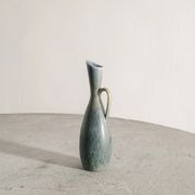 Vintage Swedish Mid Century Blue Pitcher by Carl-Harry Stålhane, 1950s