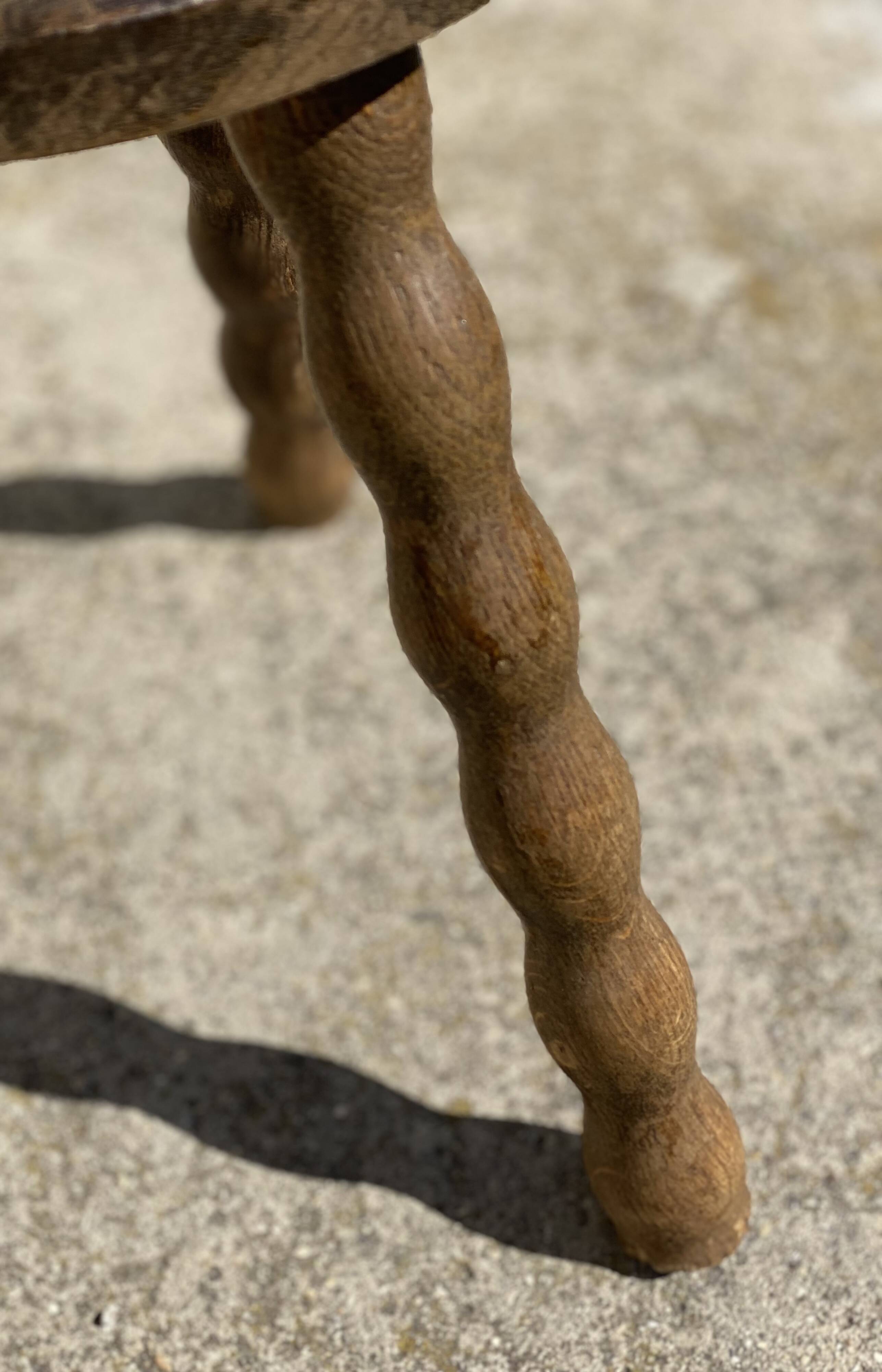 Vintage 1960s tripod stool