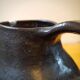Yves Mohy, pyrite stoneware pitcher, La Borne, France, 1950s