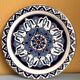 Pair of Vintage Rhodian Hand-Painted Ceramic Plates – Ibiscus Keramik – 24K