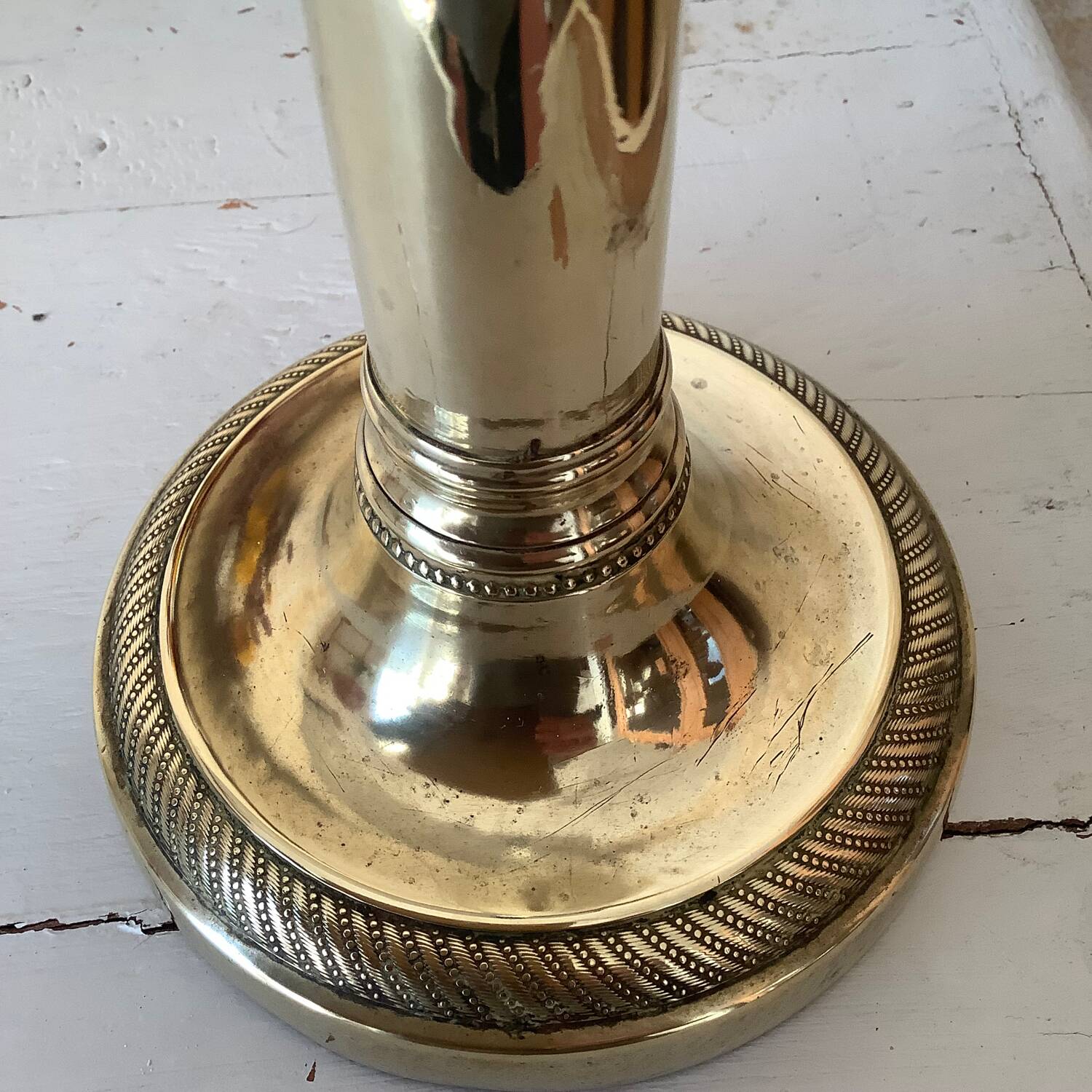 Brass candle holder