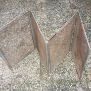 Pare feu ancien avec poignées 4 vanteaux