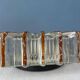 Plafonnier vintage Herda en verre