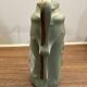 Small green Wedgwood vase art nouveau decor