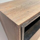 Art Deco Office Cabinet in Limed Oak from De Coene, 1935