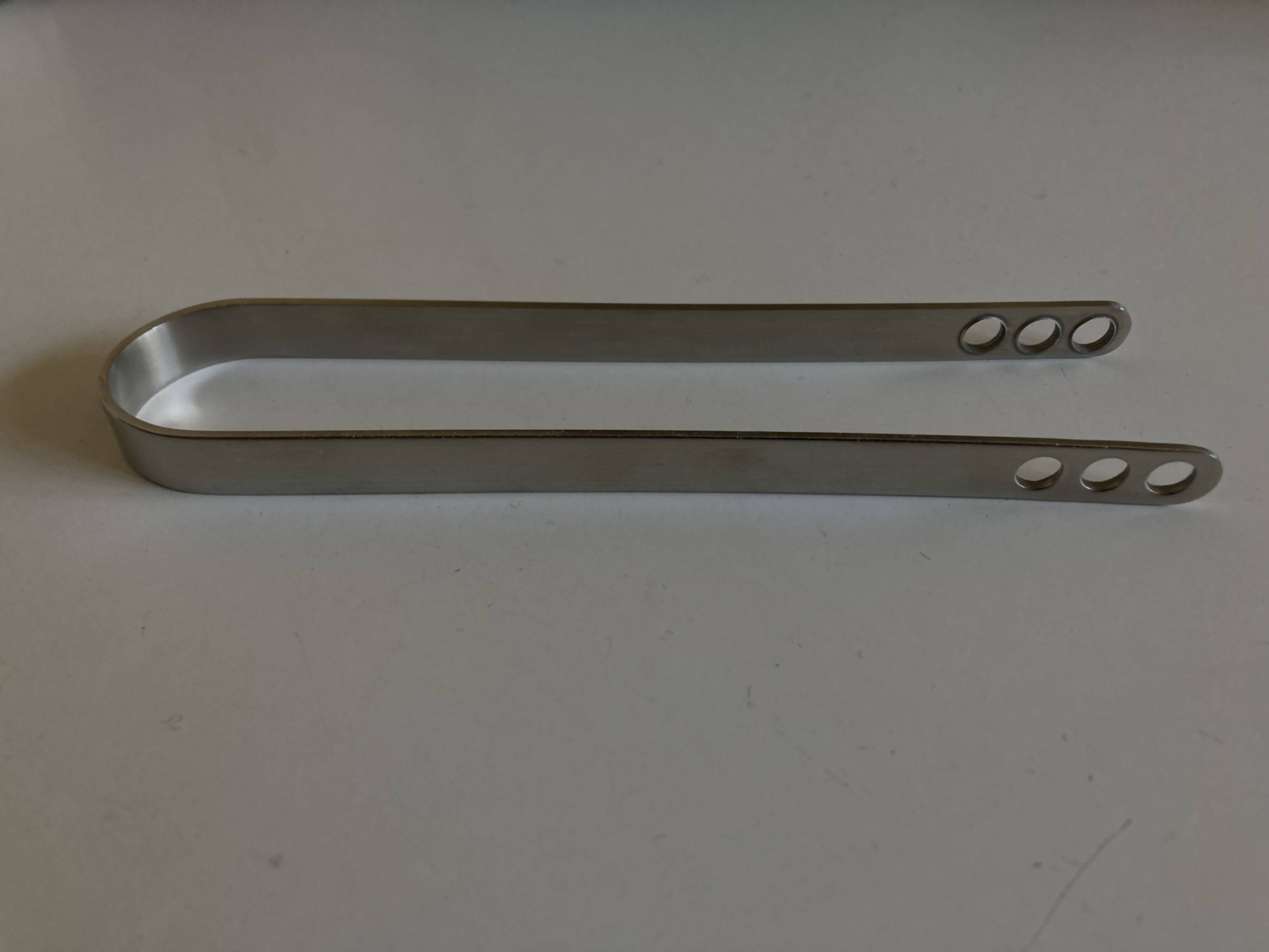 Arne Jacobsen ice tongs for Stelton 1970 space age steel