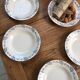 Set de 5 assiettes faïencerie des Chères