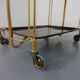 Vintage rosewood tea cart from Gerlinol, 1970s.