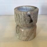 Diabolo marble candle holder