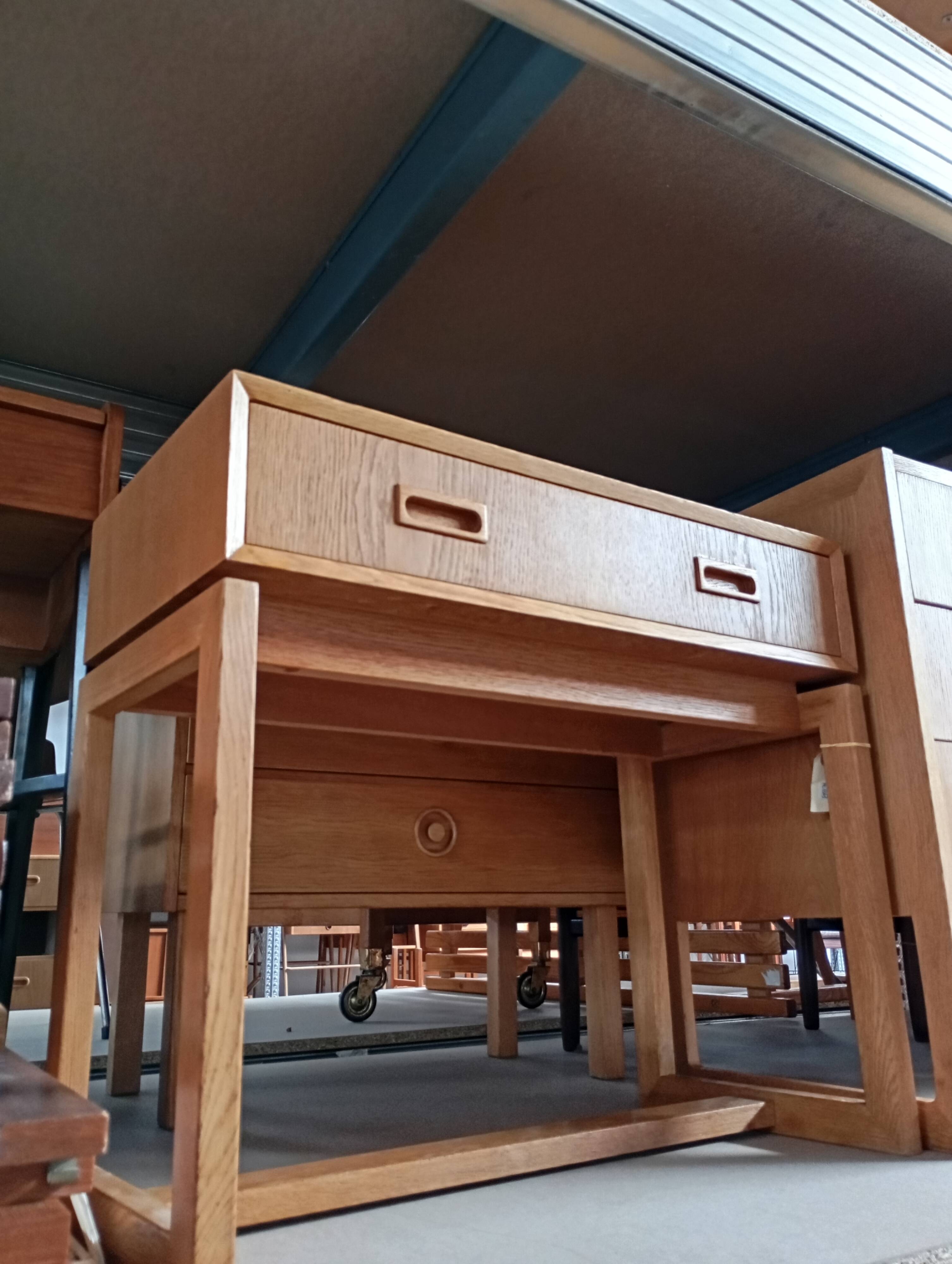 1960s Scandinavian oak entrance furniture