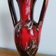 Painted vintage Vallauris ceramic vase