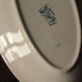 Longwy Chardons blue ironstone dish