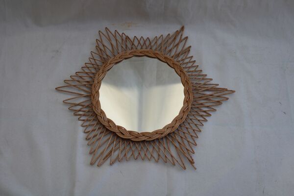 Miroir en osier  52cm