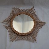 Wicker mirror 52cm