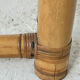Fauteuil trône en bambou des années 70