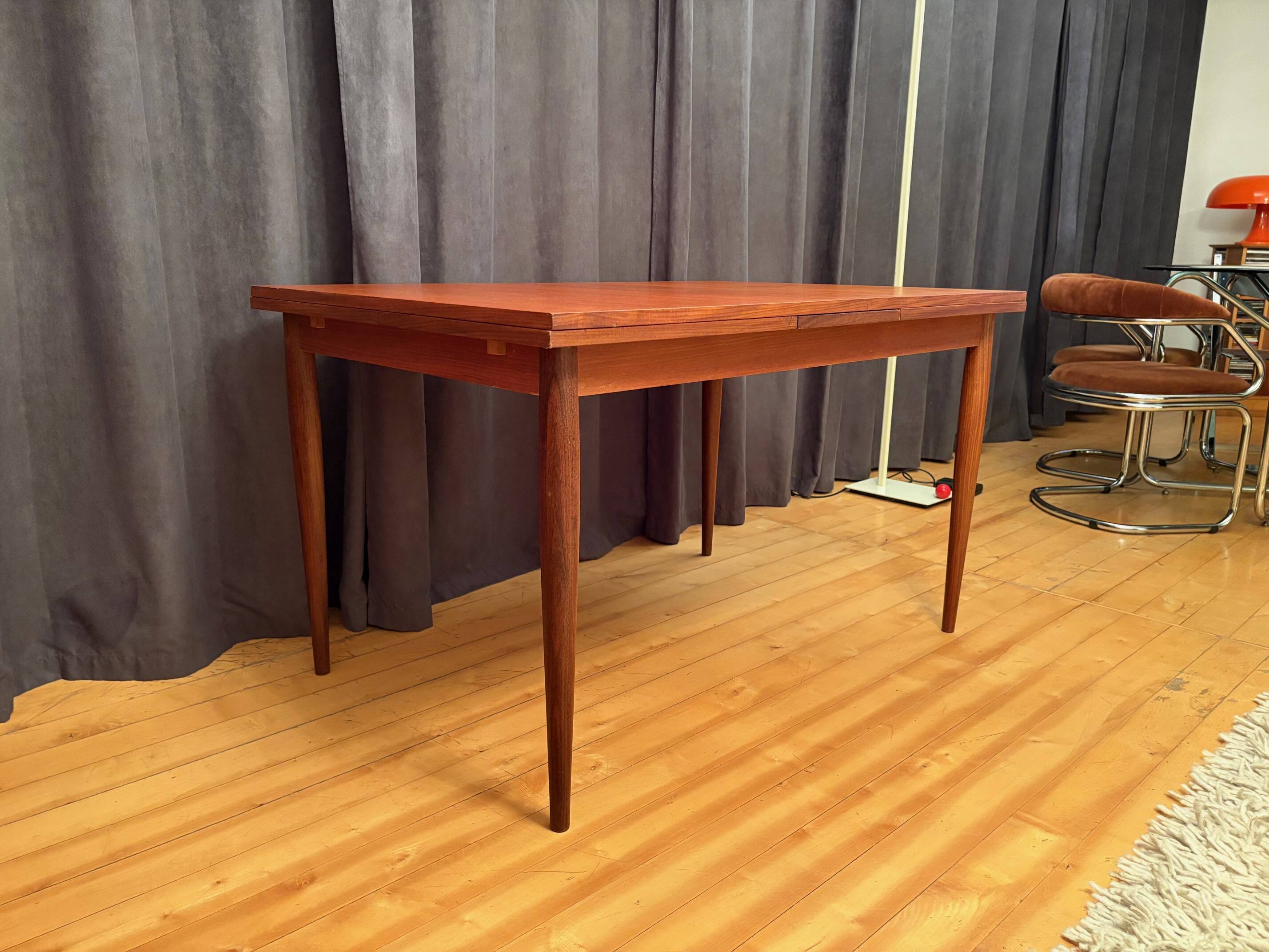 Large teak table from Lübke, Germany, 1960s
