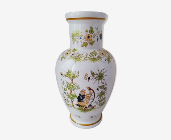 Vase Vieux Moustier 18è siècle