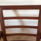 Pair of Scandinavian armchairs in teak 60s