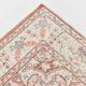 Tapis vintage anatolien tissé à la main en rose saumon, 206x392 cm