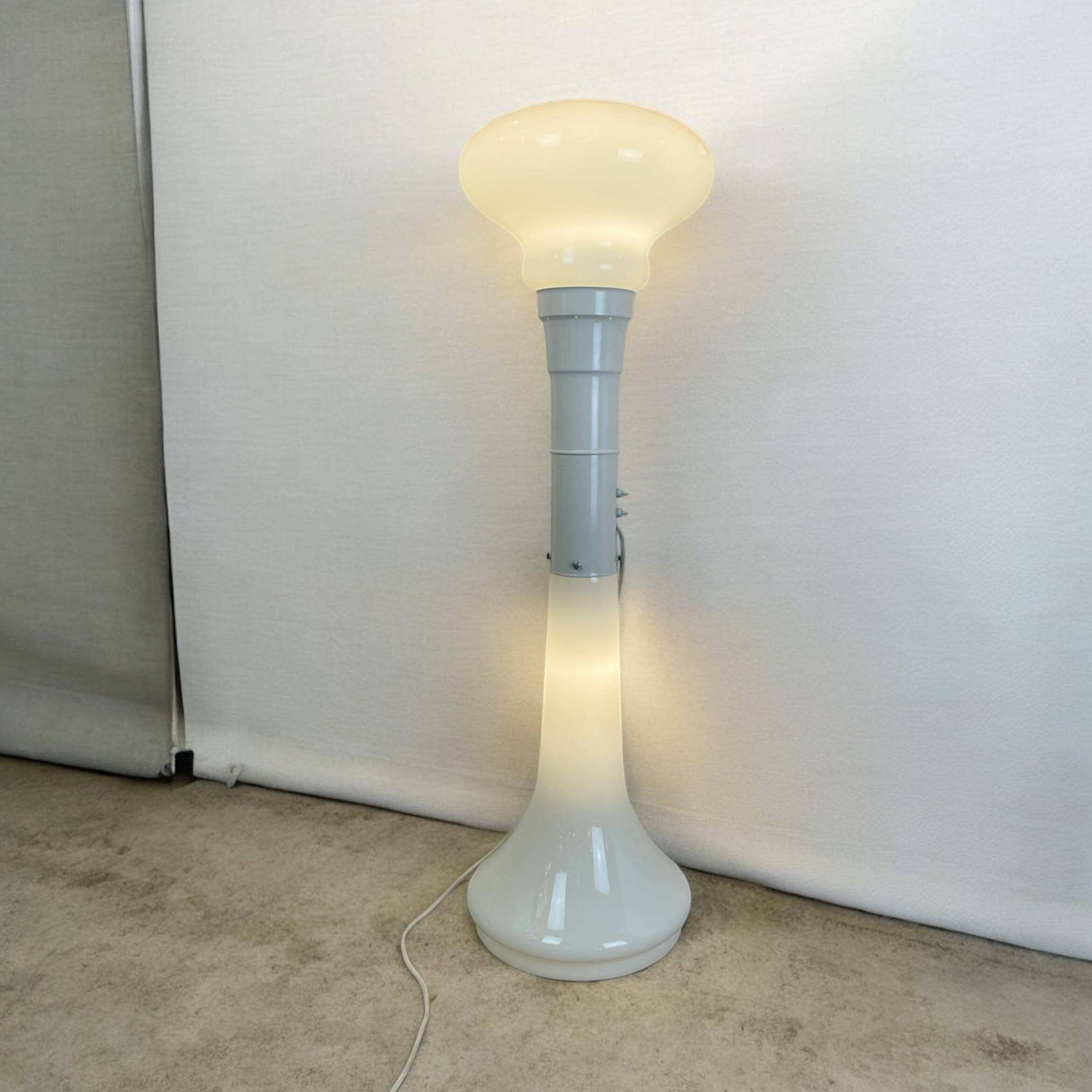 Birillo Murano Floor Lamp in the style of Calo Nason for Mazzega, 1970s