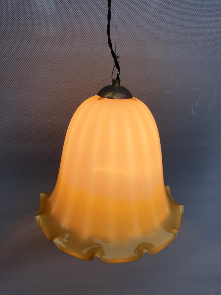 Scandinavian suspension glass yellow digitalis grandiflora