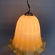 Suspension scandinave verre jaune digitalis grandiflora